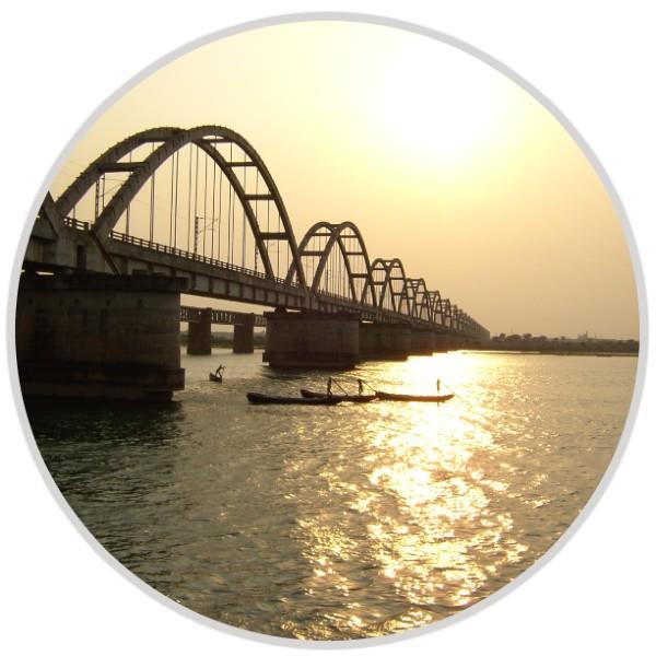 Rajamahendravaram Godavari Dawaleswaram Bridge